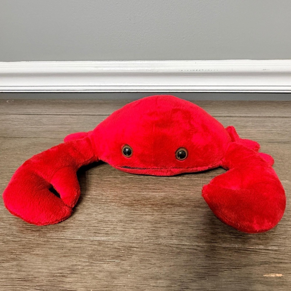 Wishpets Crabby the Crab Plush 2004 Stuffed Animal Red Toy‎ Kids